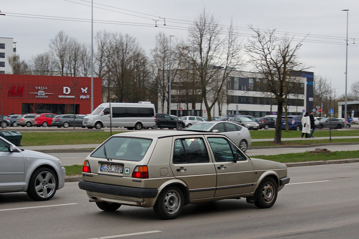 Литва, № LSS 080 — Volkswagen Golf (Typ 19) '83-92