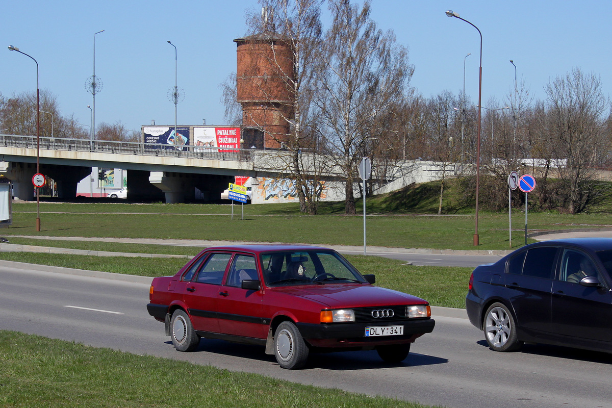Литва, № DLY 341 — Audi 80 (B2) '78-86