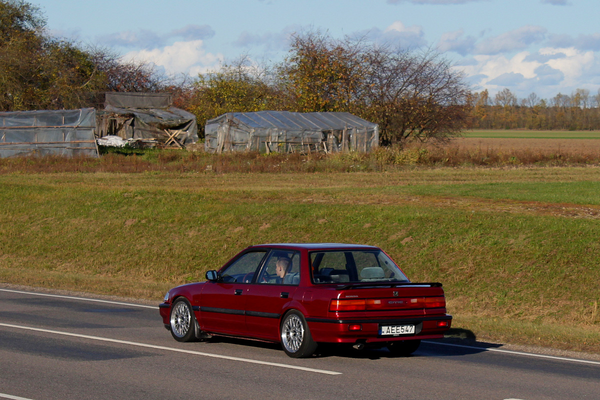 Литва, № AEE 547 — Honda Civic (4G) '87-91