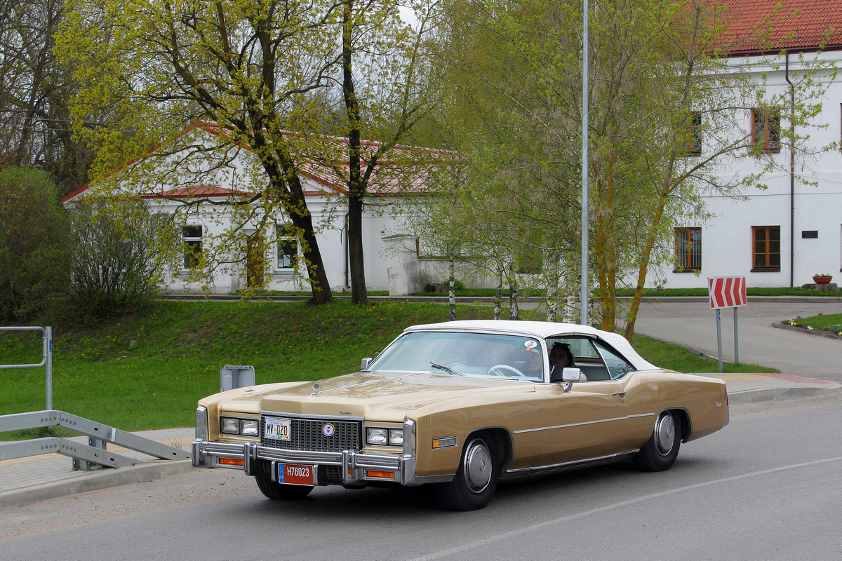 Литва, № H76023 — Cadillac Eldorado (9G) '71-78; Литва — Mes važiuojame 2022