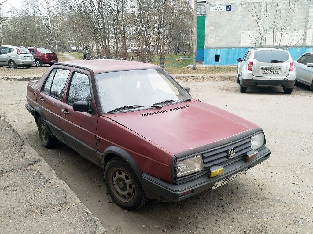Тверская область, № Х 188 КУ 69 — Volkswagen Jetta Mk2 (Typ 16) '84-92