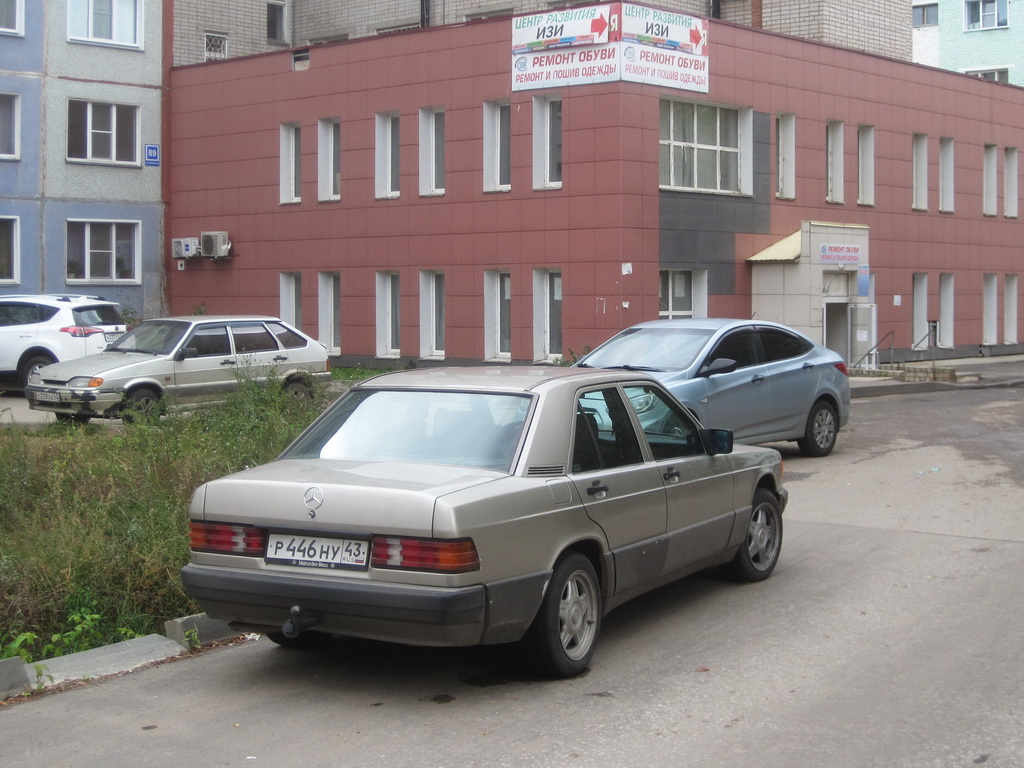 Кировская область, № Р 446 НУ 43 — Mercedes-Benz (W201) '82-93