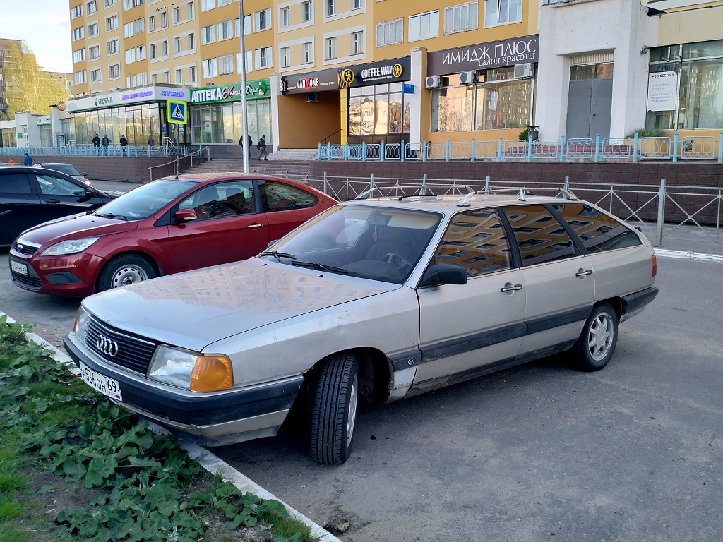 Тверская область, № А 536 ОН 69 — Audi 100 Avant (C3) '82-91