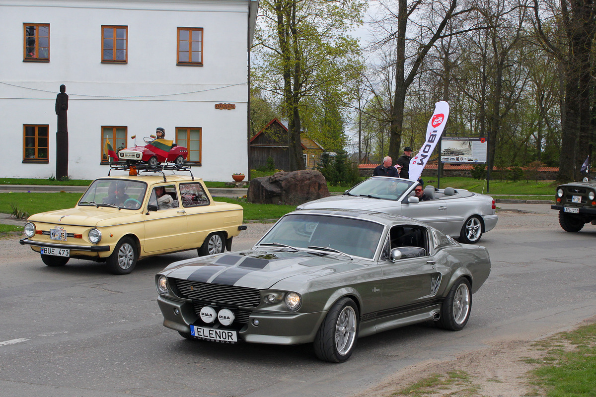 Литва, № ELEN0R — Ford Mustang (1G) '65-73; Литва — Mes važiuojame 2022