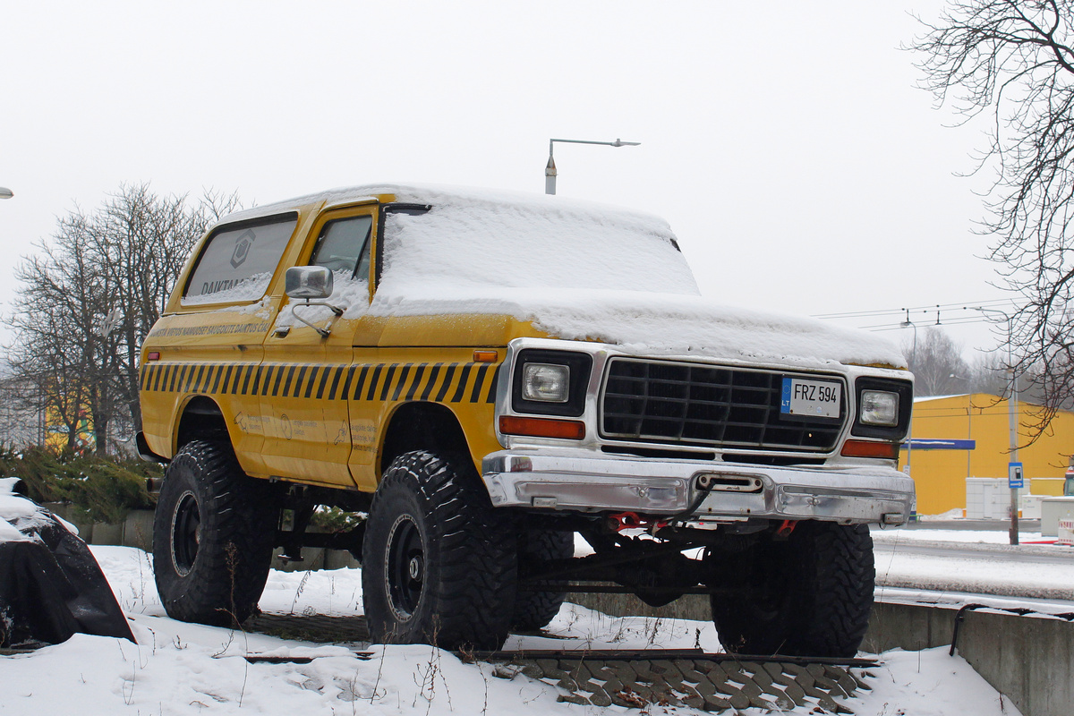 Литва, № FRZ 594 — Ford Bronco (2G) '77-79