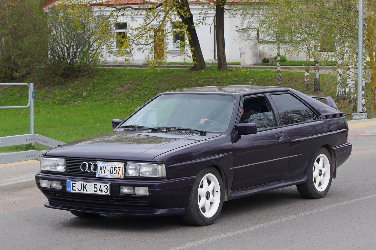 Литва, № EJK 543 — Audi Quattro '80-91; Литва — Mes važiuojame 2022