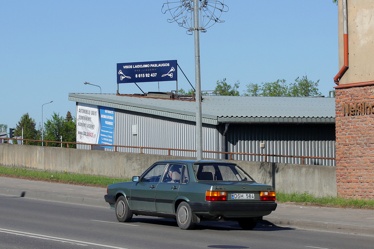 Литва, № DSH 584 — Audi 80 (B2) '78-86