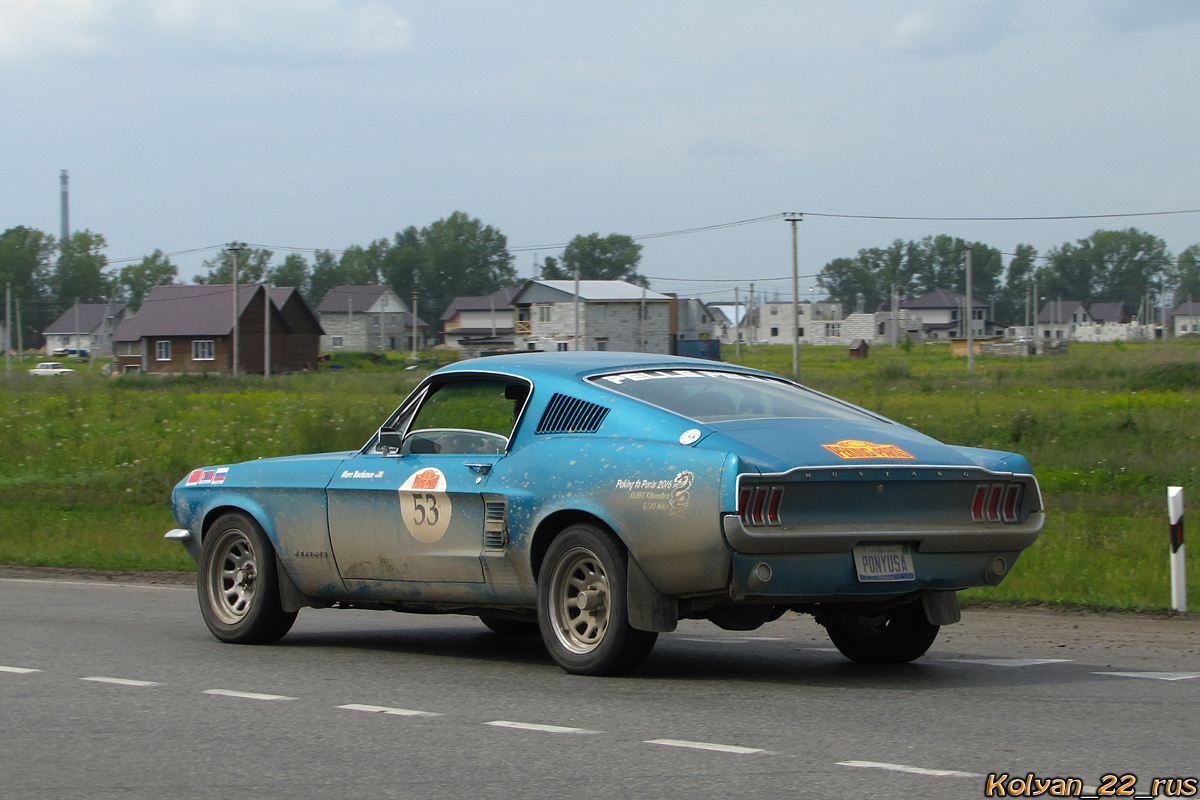 USA, # PONYUSA — Ford Mustang (1G) '65-73; Rally Peking — Paris (USA)