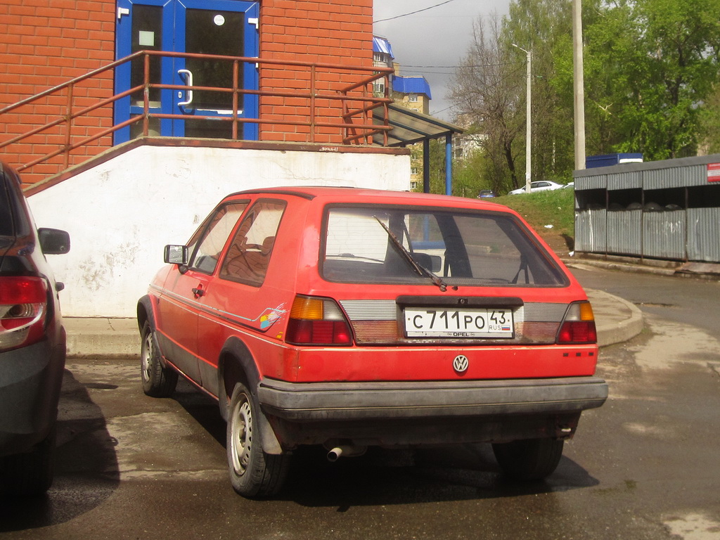 Кировская область, № С 711 РО 43 — Volkswagen Golf (Typ 19) '83-92