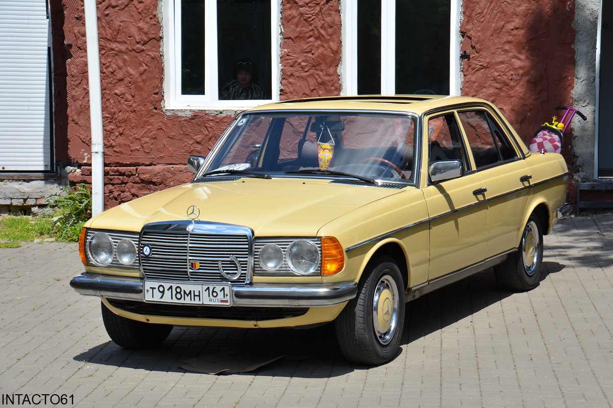 Ростовская область, № Т 918 МН 161 — Mercedes-Benz (W123) '76-86; Ростовская область — Retro Motor Show_2022