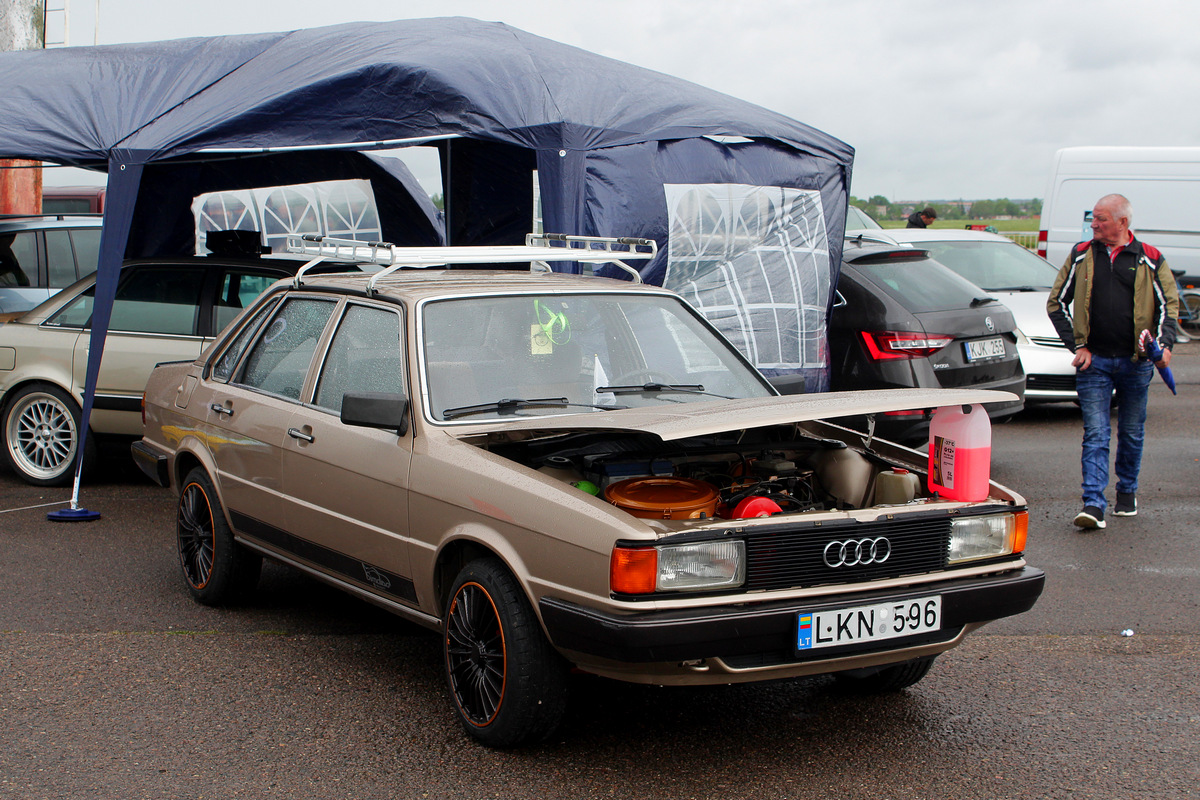 Литва, № LKN 596 — Audi 80 (B2) '78-86; Литва — Retro mugė 2022