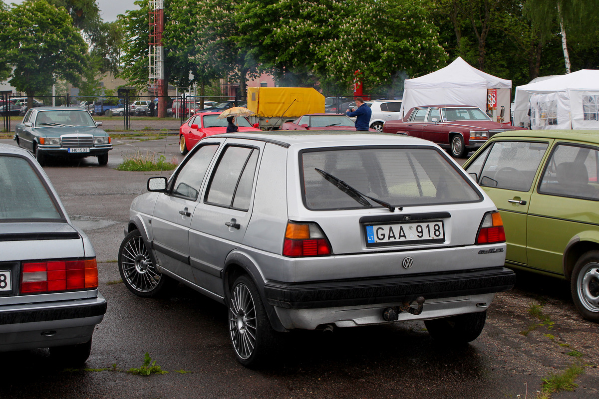 Литва, № GAA 918 — Volkswagen Golf (Typ 19) '83-92; Литва — Retro mugė 2022