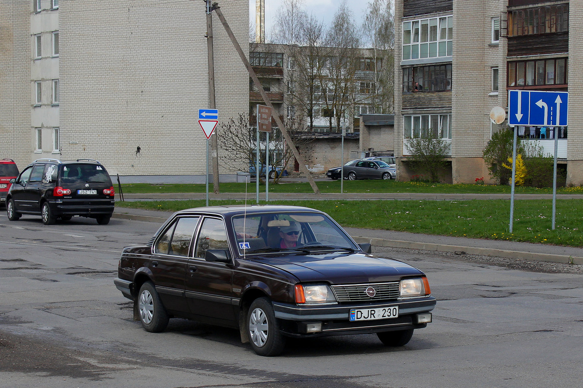 Литва, № DJR 230 — Opel Ascona (C) '81-88