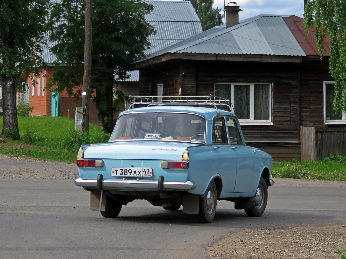 Кировская область, № Т 389 АХ 43 — Москвич-412ИЭ (Иж) '70-82