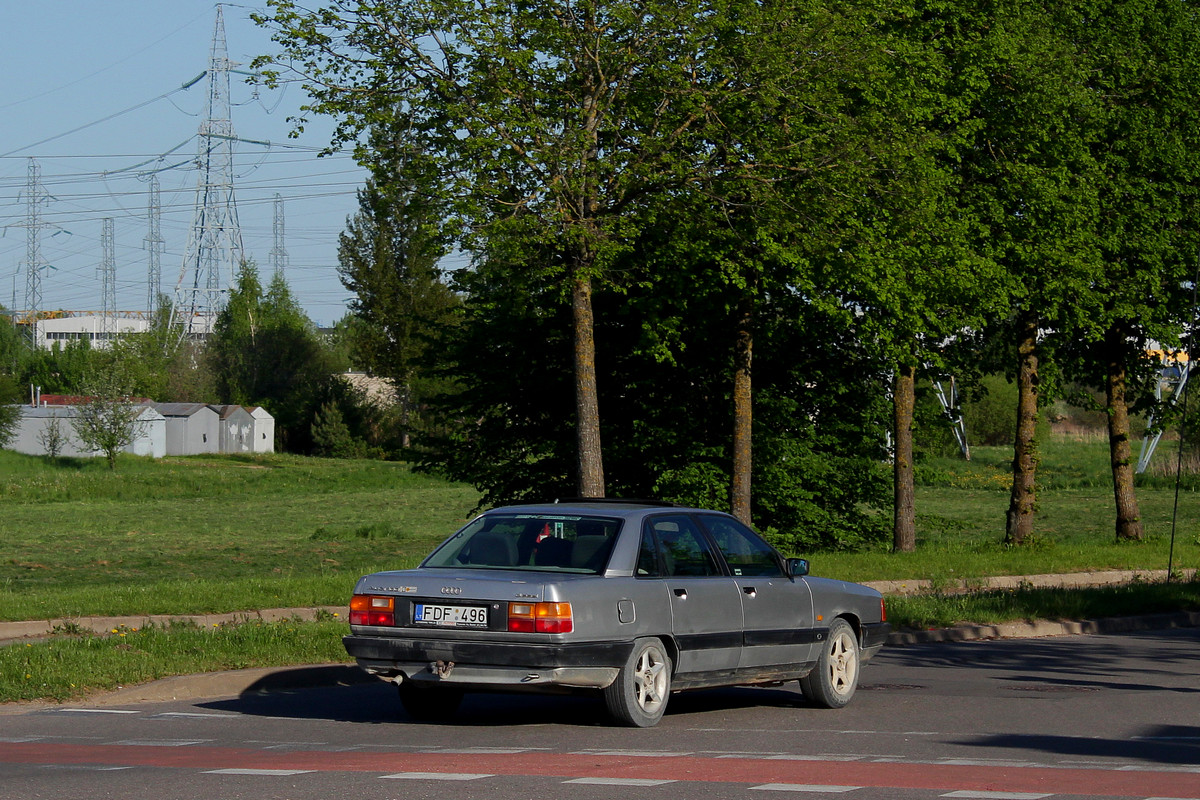 Литва, № FDF 496 — Audi 100 (C3) '82-91