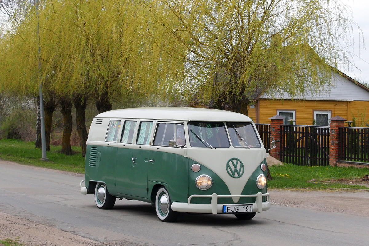 Литва, № FJG 191 — Volkswagen Typ 2 (T1) '62-75; Литва — Mes važiuojame 2022