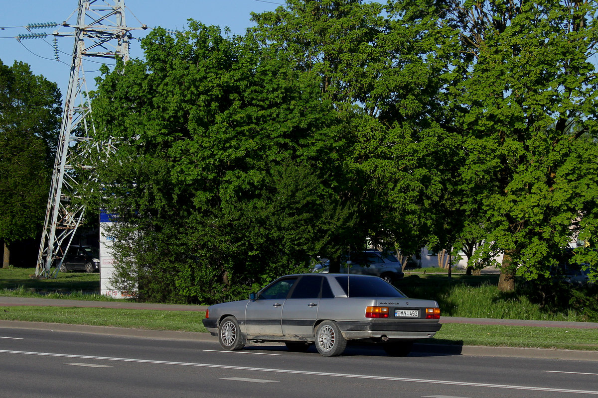 Литва, № EMY 492 — Audi 100 (C3) '82-91