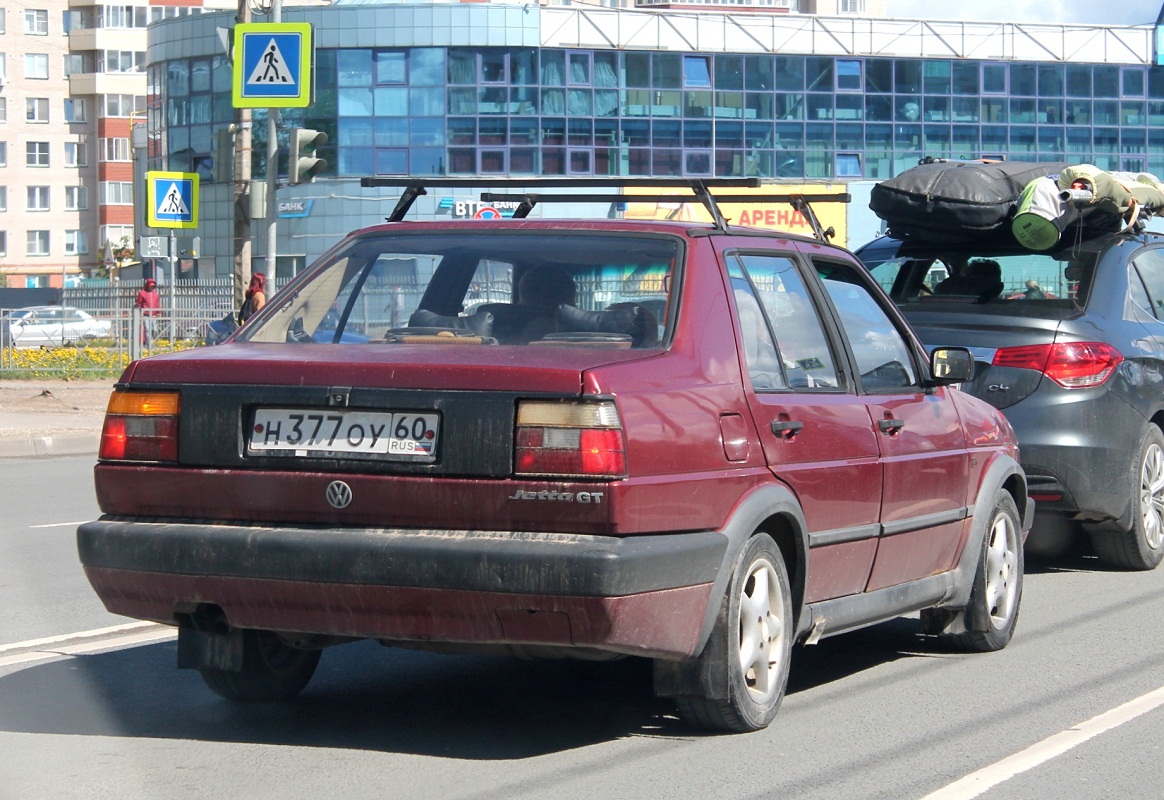 Псковская область, № Н 377 ОУ 60 — Volkswagen Jetta Mk2 (Typ 16) '84-92