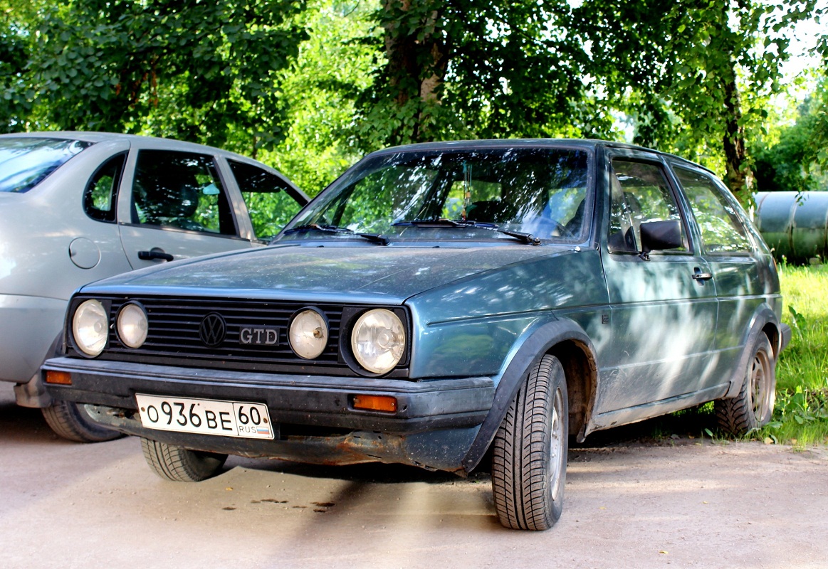 Псковская область, № О 936 ВЕ 60 — Volkswagen Golf (Typ 19) '83-92