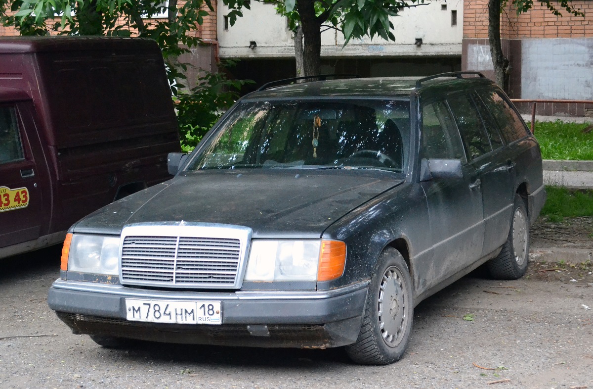 Удмуртия, № М 784 НМ 18 — Mercedes-Benz (S124) '86-96