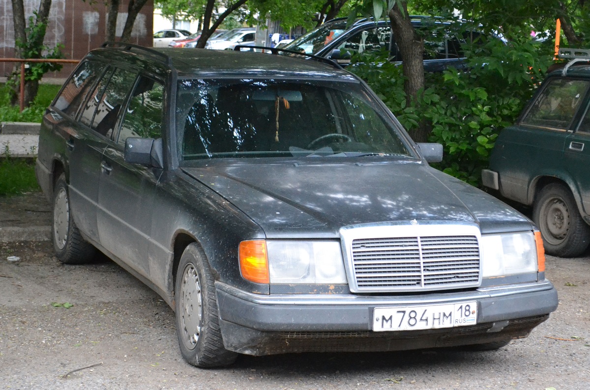 Удмуртия, № М 784 НМ 18 — Mercedes-Benz (S124) '86-96