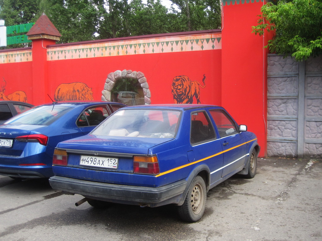 Нижегородская область, № М 498 АХ 152 — Volkswagen Jetta Mk2 (Typ 16) '84-92