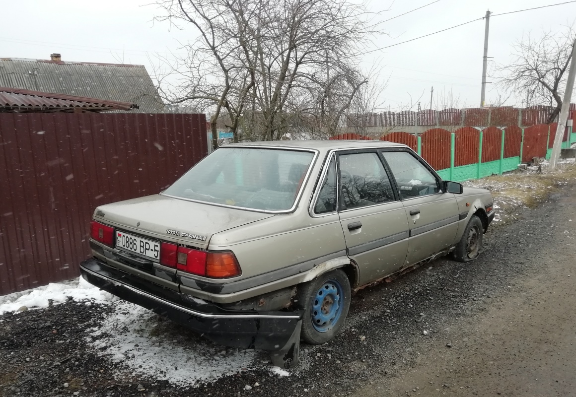 Минская область, № 0886 ВР-5 — Toyota Carina II '84-88