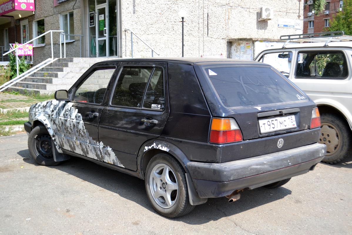 Удмуртия, № Т 957 МС 18 — Volkswagen Golf (Typ 19) '83-92