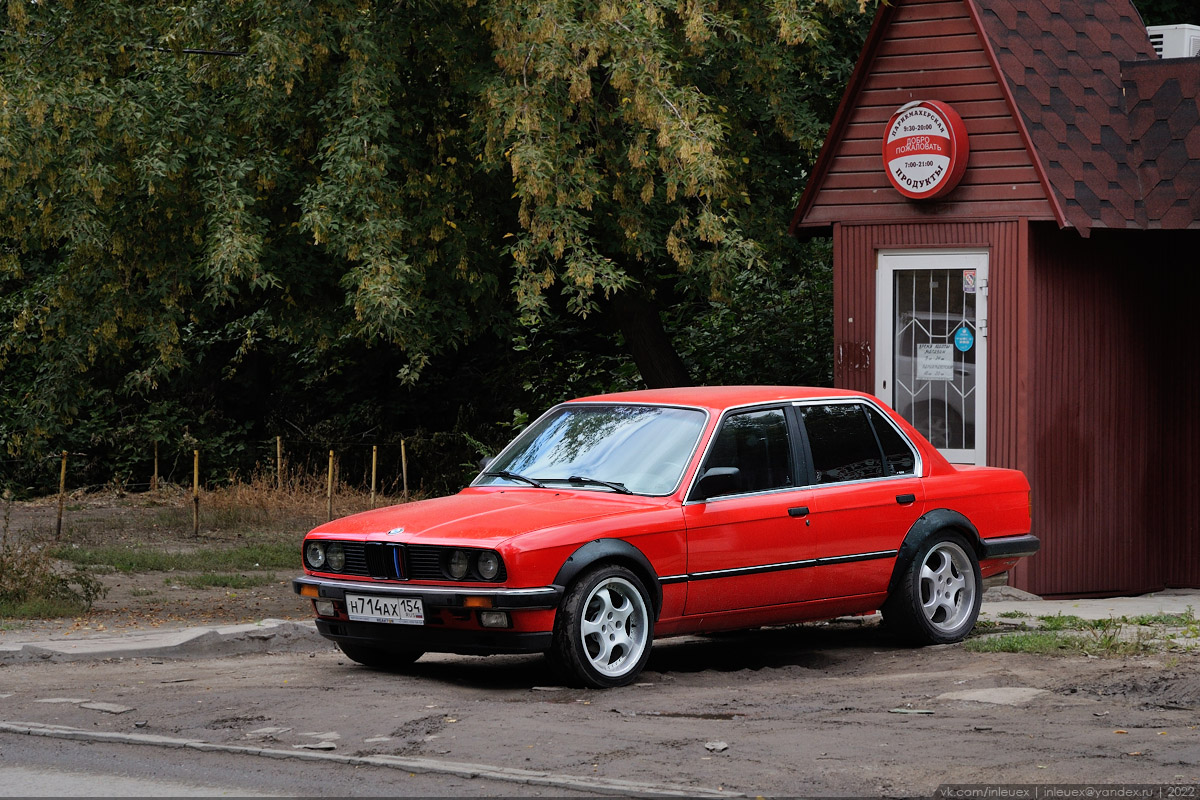 Novosibirsk region, # Н 714 АХ 154 — BMW 3 Series (E30) '82-94