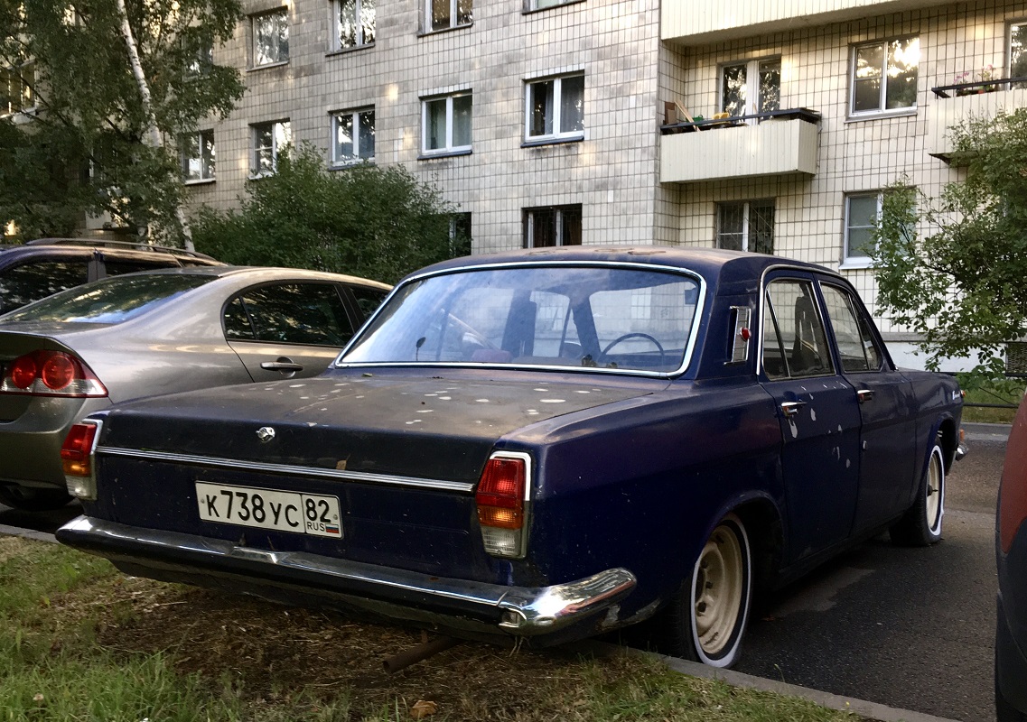 Санкт-Петербург, № К 738 УС 82 — ГАЗ-24 Волга '68-86