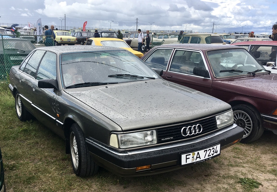 Германия, № F-A 7234 — Audi 200 (C3) '83-91; Санкт-Петербург — Фестиваль ретротехники "Фортуна"