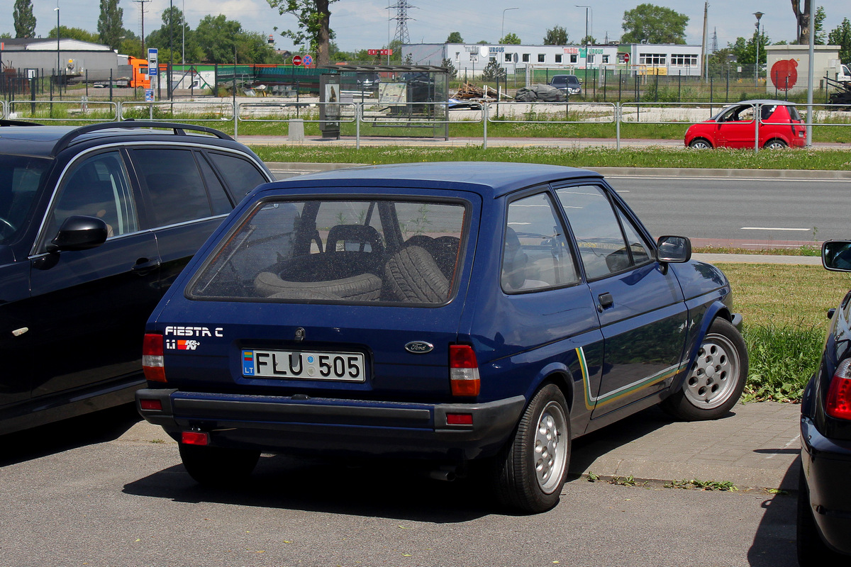 Литва, № FLU 505 — Ford Fiesta MkII '83-89