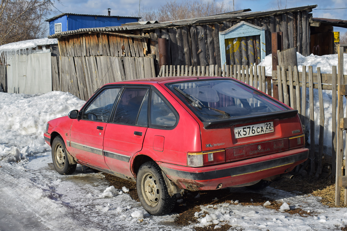 Алтайский край, № К 576 СА 22 — Toyota Corolla (E80) '83-87