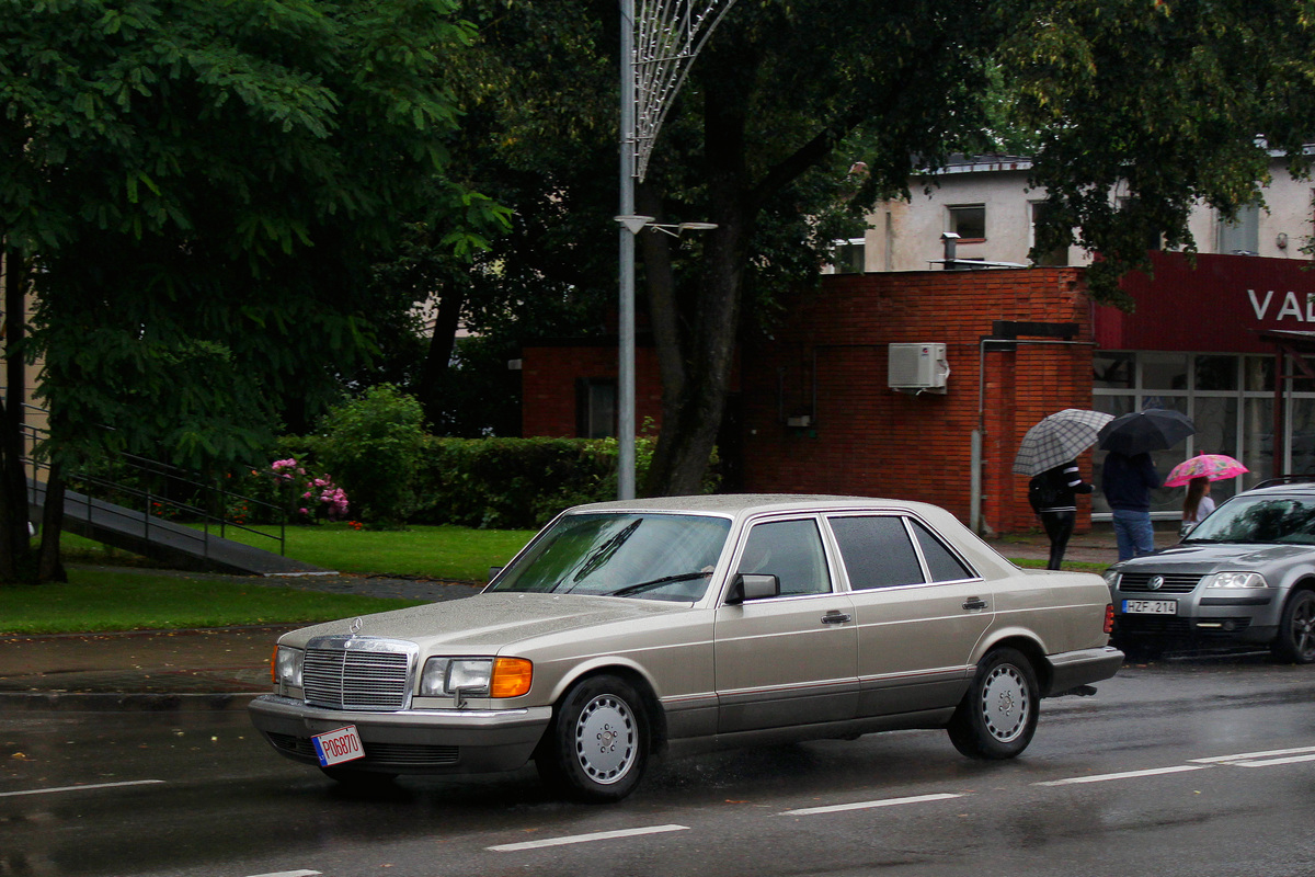 Литва, № P06870 — Mercedes-Benz (W126) '79-91