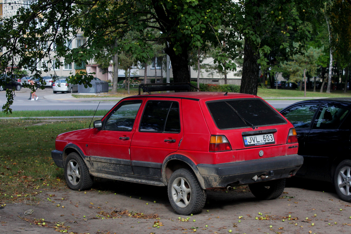 Литва, № JVL 603 — Volkswagen Golf (Typ 19) '83-92