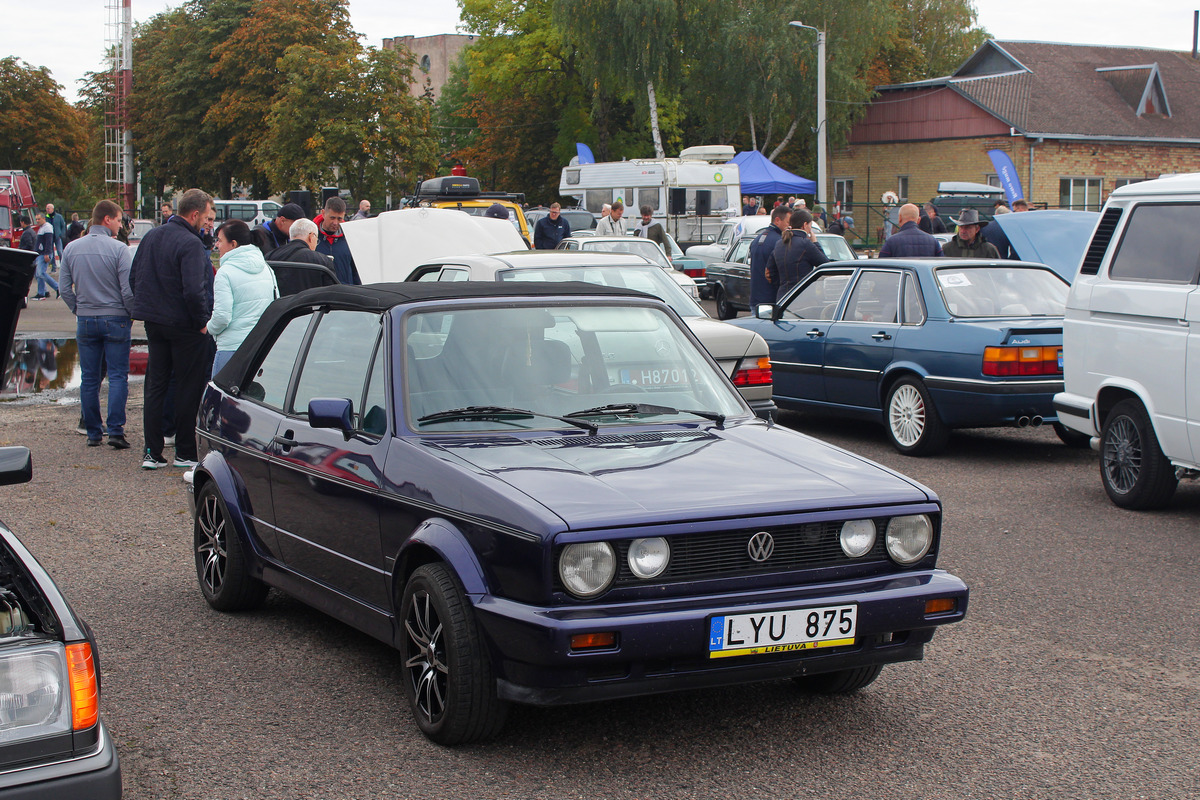 Литва, № LYU 875 — Volkswagen Golf (Typ 17) '74-88; Литва — Retro mugė 2022 ruduo