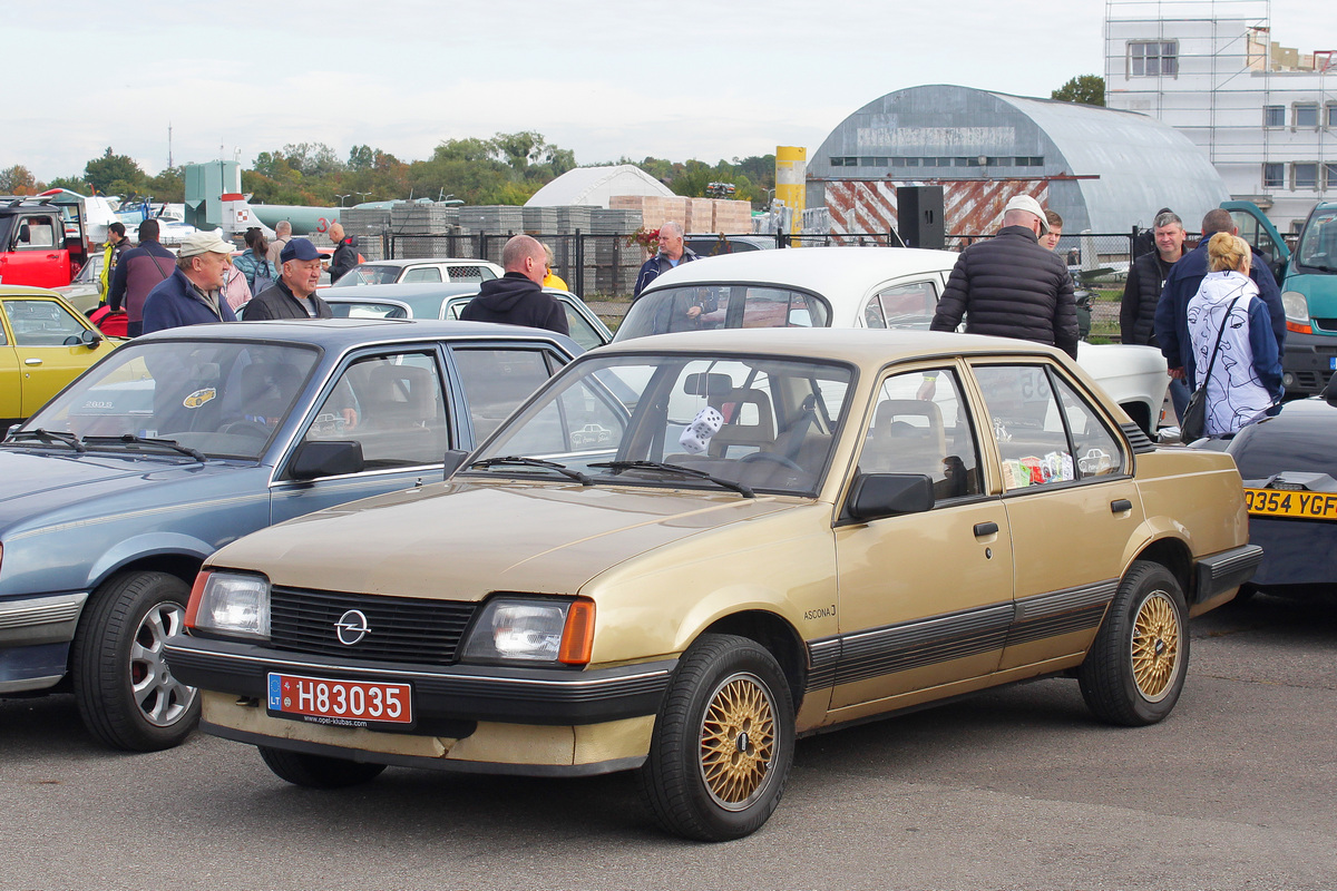 Литва, № H83035 — Opel Ascona (C) '81-88; Литва — Retro mugė 2022 ruduo