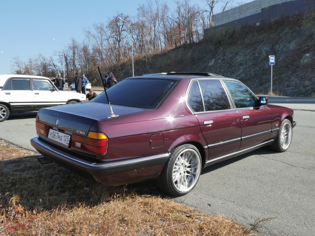 Приморский край, № У 067 МА 125 — BMW 7 Series (E32) '86-94; Приморский край — Встречи клуба ретро и тюнинговых автомобилей «Иноходец»