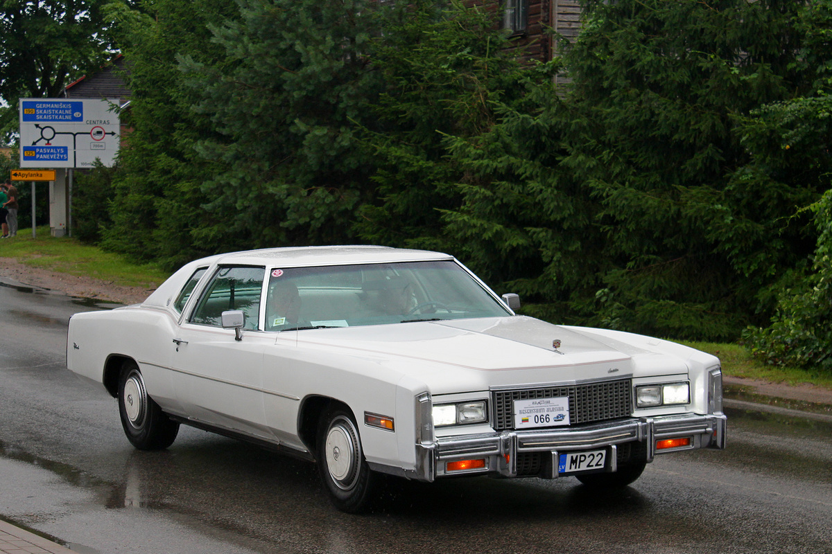 Латвия, № MP-22 — Cadillac Eldorado (9G) '71-78; Литва — Nesenstanti klasika 2022