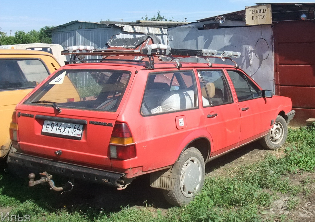 Саратовская область, № Е 914 ХТ 64 — Volkswagen Passat (B2) '80-88