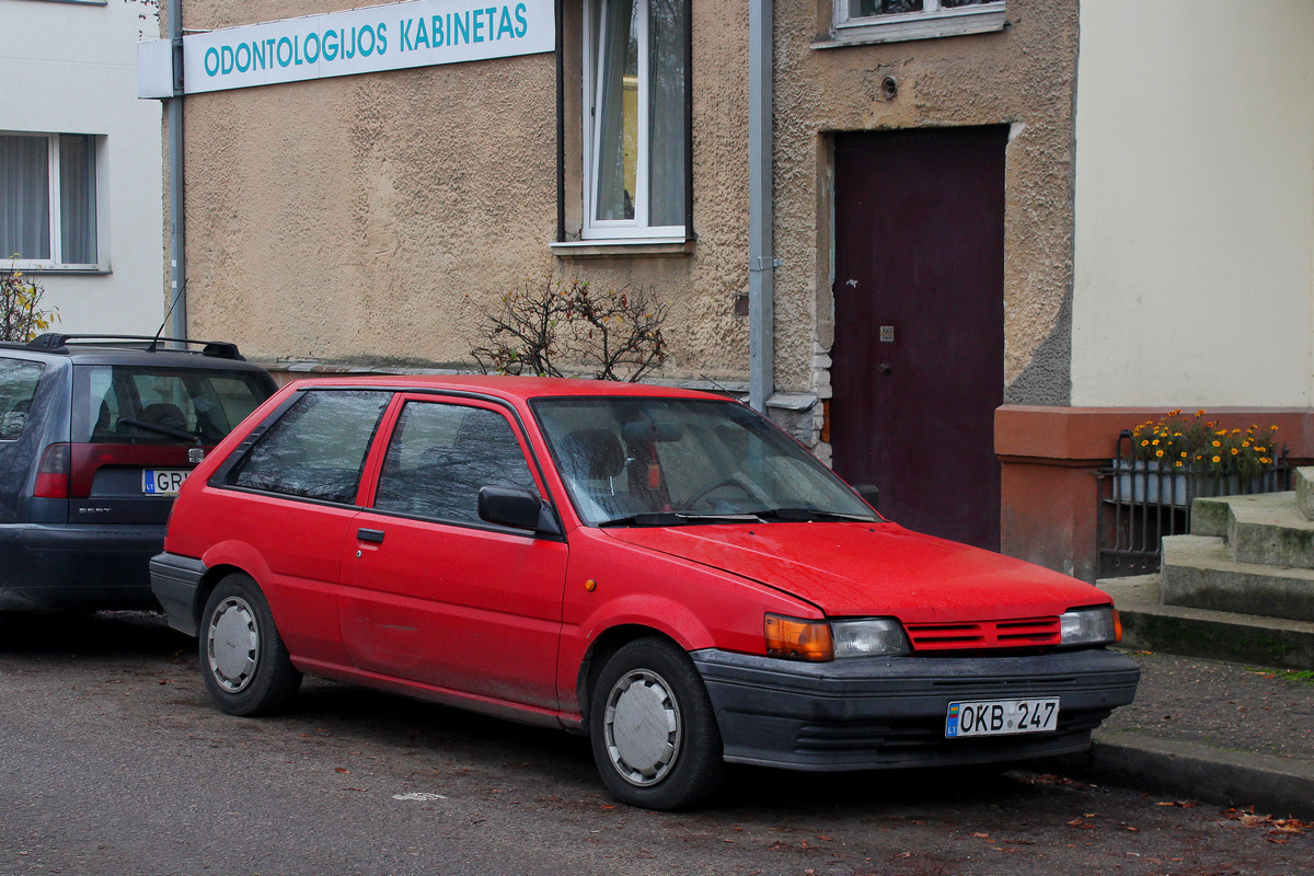 Литва, № OKB 247 — Nissan Sunny (N13) '86-90