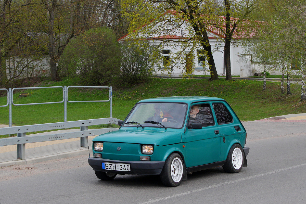 Литва, № EZH 340 — Polski FIAT 126p '73-00; Литва — Mes važiuojame 2022