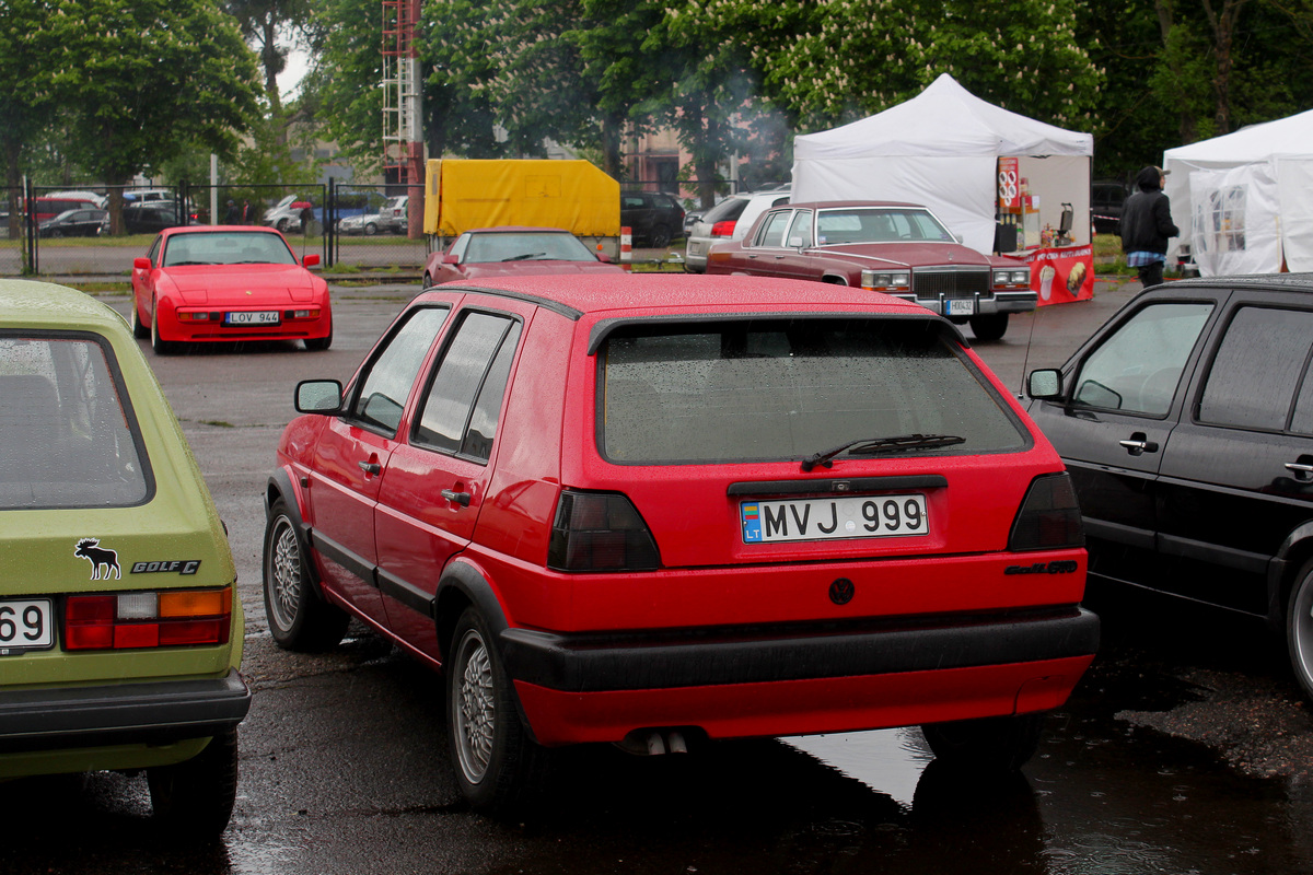 Литва, № MVJ 999 — Volkswagen Golf (Typ 19) '83-92; Литва — Retro mugė 2022