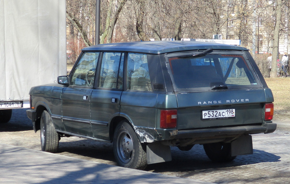 Санкт-Петербург, № Р 532 АС 198 — Range Rover '70-96
