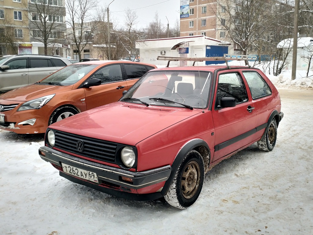 Тверская область, № Т 262 АУ 69 — Volkswagen Golf (Typ 19) '83-92