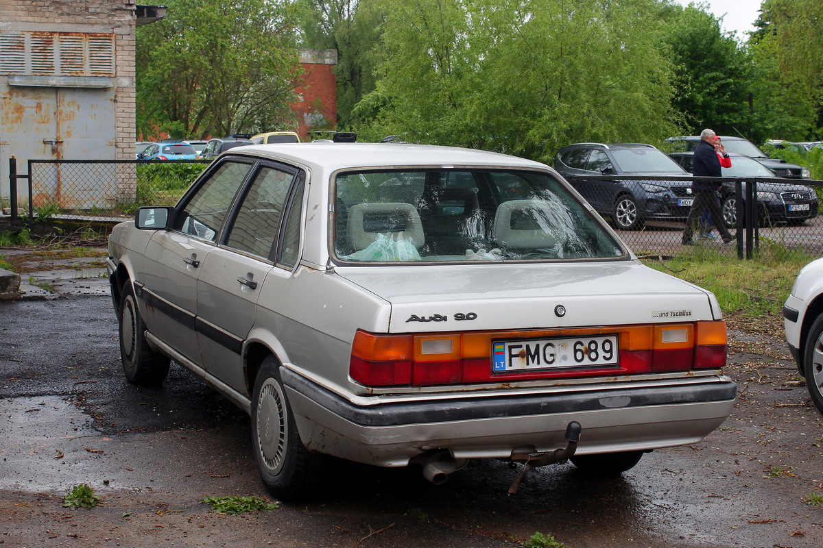 Литва, № FMG 689 — Audi 90 (B2) '84-86; Литва — Retro mugė 2022