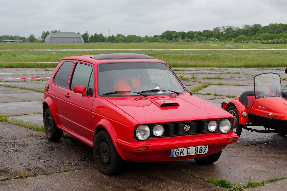 Литва, № GKT 987 — Volkswagen Golf (Typ 17) '74-88; Литва — Retro mugė 2022