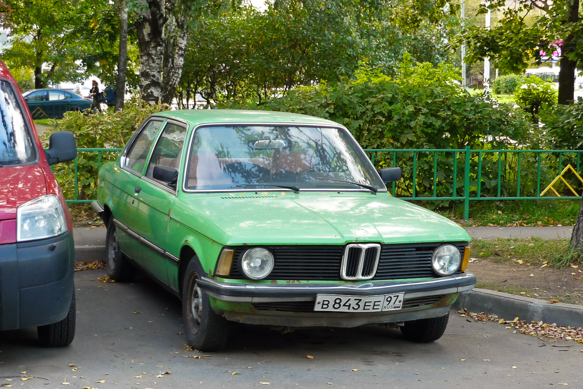 Москва, № В 843 ЕЕ 97 — BMW 3 Series (E21) '75-82