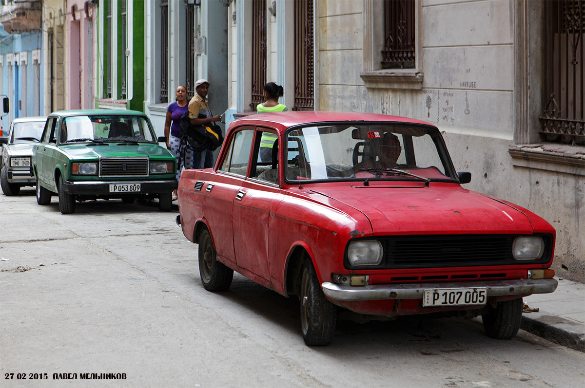 Куба, № P 107 005 — Москвич-2140 '76-88