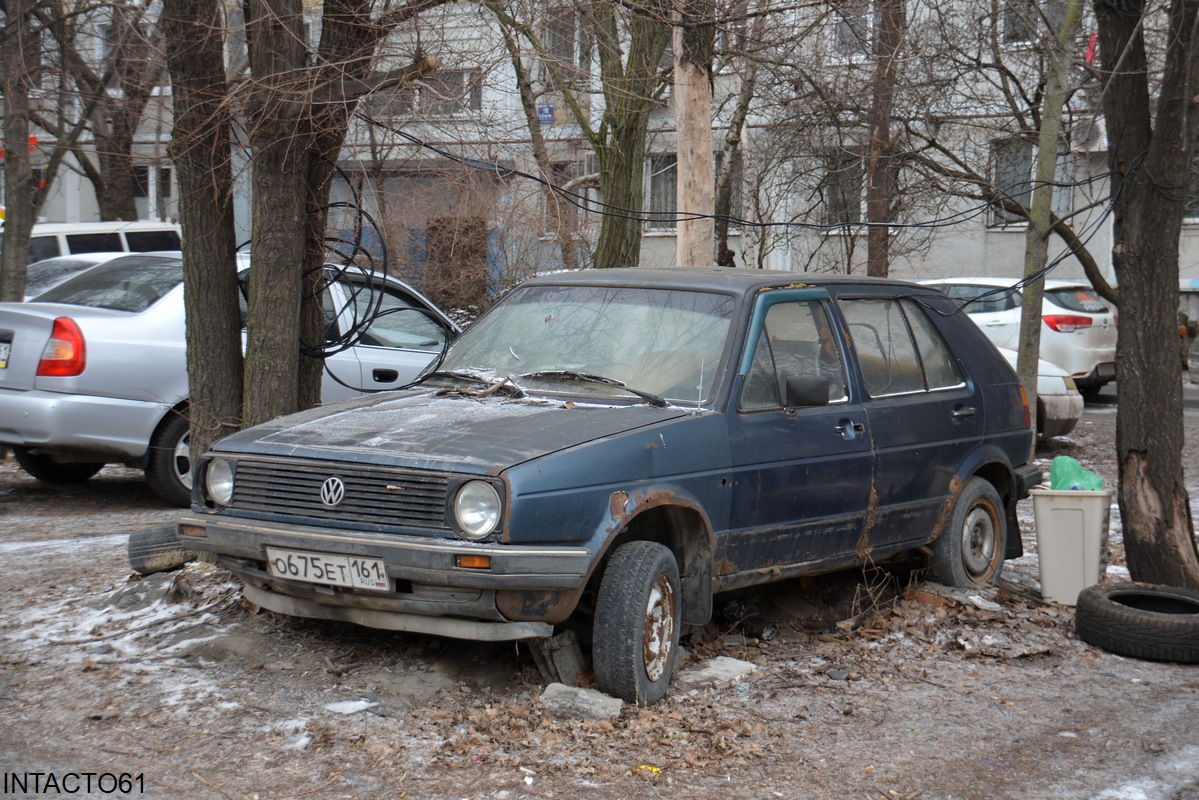 Ростовская область, № О 675 ЕТ 161 — Volkswagen Golf (Typ 19) '83-92